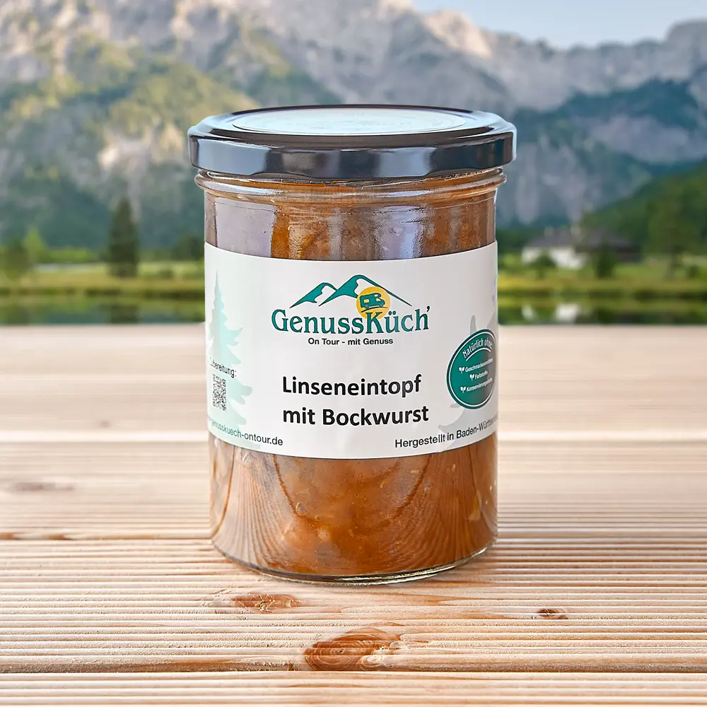 [GKOT Linseneintopf mit Bockwurst] Linseneintopf mit Bockwurst